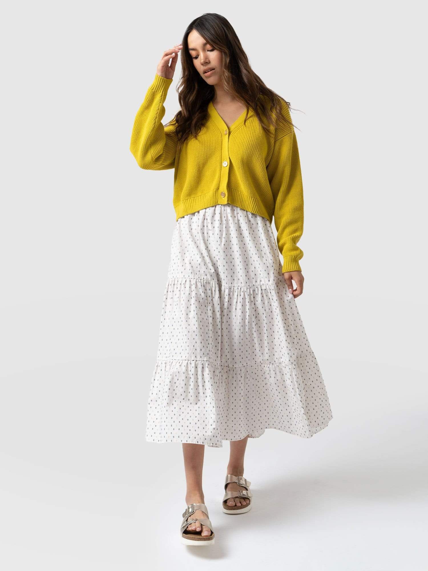 Greenwich Skirt White - Women's Skirts | Saint + Sofia® EU